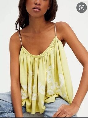 Free People "On the Clouds" Swing Tank Top